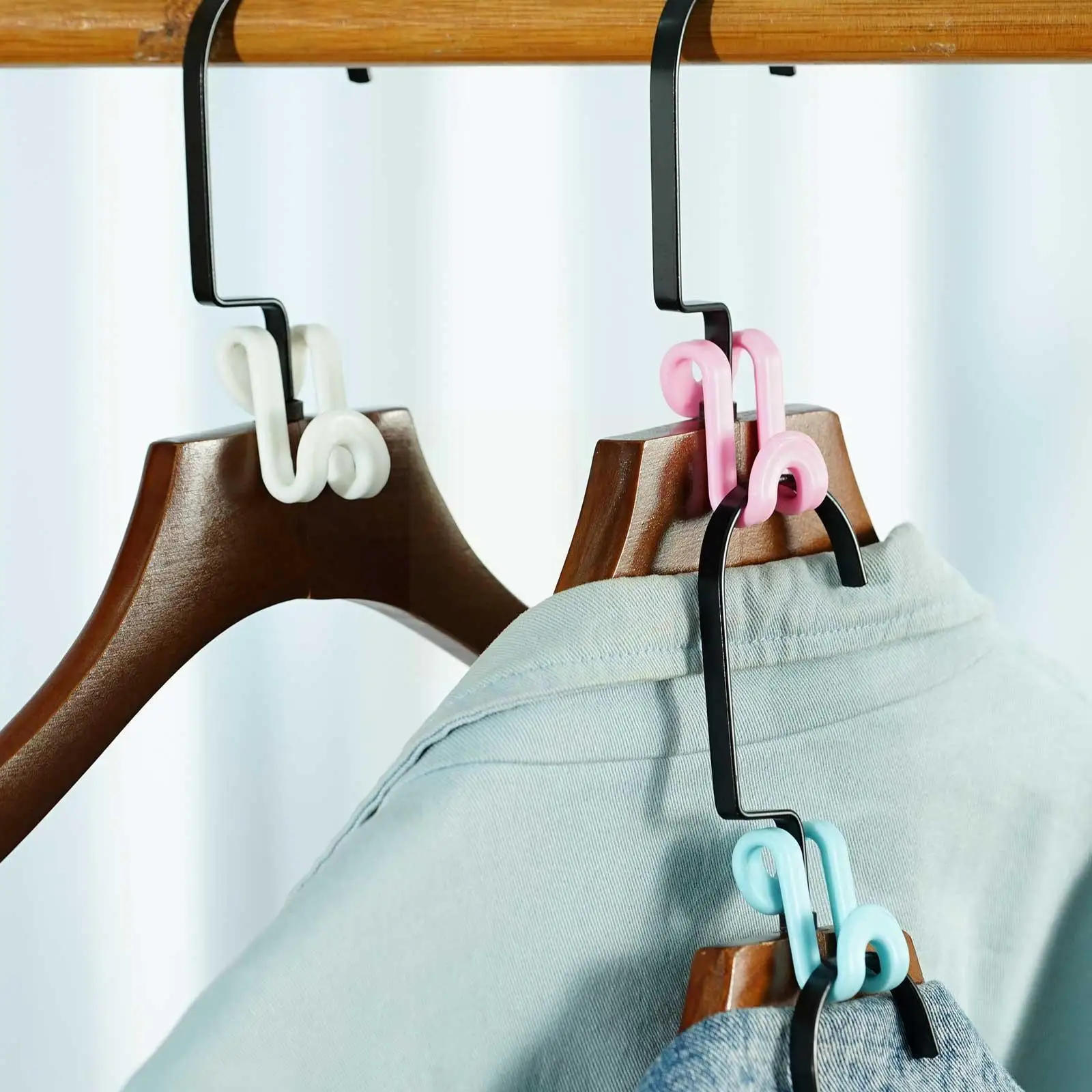 5pcs Clothes Hanger Connector Hooks Cascading Clothes Hangers Heavy Duty Space Saving Cascading Connection Hooks For Clothe M7e7
5pcs Clothes Hanger Connector Hooks Cascading Clothes Hangers Heavy Duty Space Saving Cascading Connection Hooks For Clothe M7e7