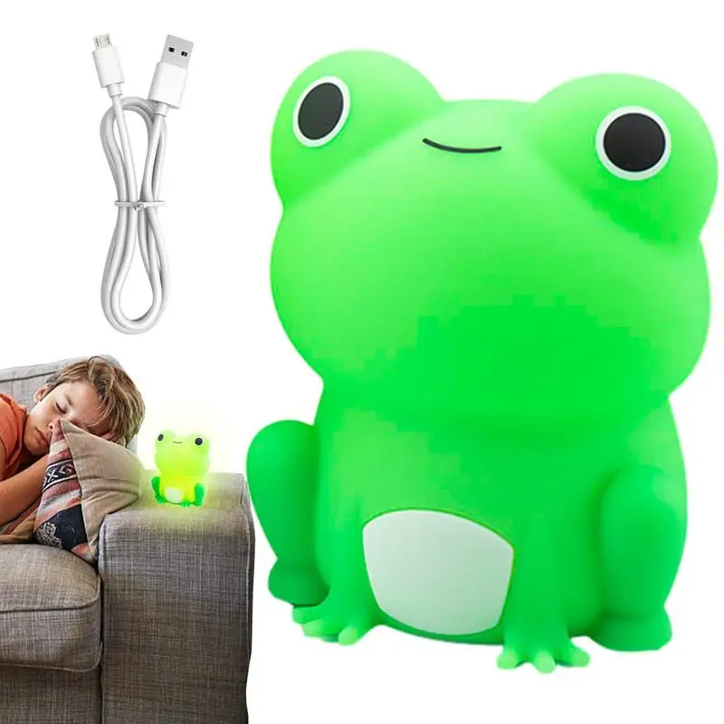 Modern Cute Animal Night Lights For Baby Children's Room Pink Green Frog Lamp Christmas Gift Bedroom Beside Deco USB Night Light
Modern Cute Animal Night Lights For Baby Children's Room Pink Green Frog Lamp Christmas Gift Bedroom Beside Deco USB Night Light