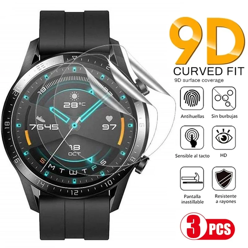 Изогнутая Гидрогелевая пленка 9D для Huawei Watch GT 2E Pro Fit, Защитная пленка для экрана Honor Watch Magic 2 42 мм 46 мм, 3 шт.
Изогнутая Гидрогелевая пленка 9D для Huawei Watch GT 2E Pro Fit, Защитная пленка для экрана Honor Watch Magic 2 42 мм 46 мм, 3 шт.