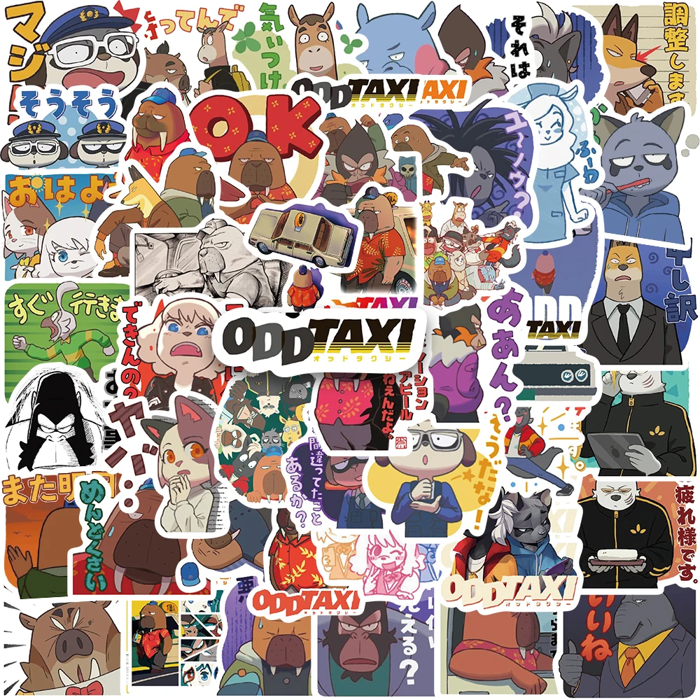 10/50PCS ODD TAXI Sticker Skateboard Laptop Luggage Cafe and Art Picture Streetwear Fashion Poster Kids Decals for Fridge Toy
10/50PCS ODD TAXI Sticker Skateboard Laptop Luggage Cafe and Art Picture Streetwear Fashion Poster Kids Decals for Fridge Toy