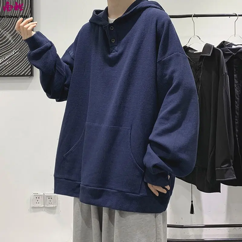 Waffle American simple sweatshirt men spring autumn designer oversize hooded jacket solid color unisex hip hop hoodies urban top
Waffle American simple sweatshirt men spring autumn designer oversize hooded jacket solid color unisex hip hop hoodies urban top