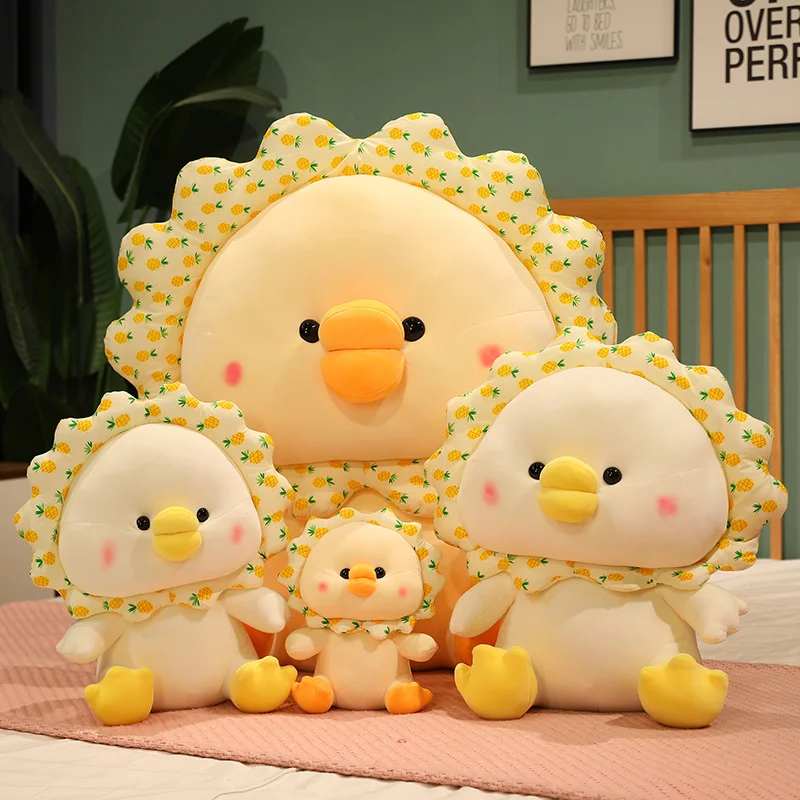 

22-45CM Lovely Duck Plush Dolls Chubby Duck Goose Plush Pillow Stuffed Soft Toy Baby Girls Christmas Gift Kawaii Room Decor