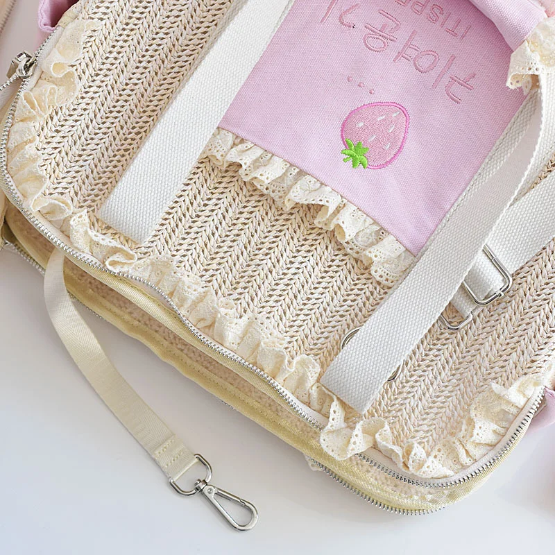 Crossbody Single Ins Bag Portable & Korean Bags Sling Pet Small Sweet Cute Carriers Shoulder Outing Bag Dog Style Bag Pet Lace
Crossbody Single Ins Bag Portable & Korean Bags Sling Pet Small Sweet Cute Carriers Shoulder Outing Bag Dog Style Bag Pet Lace