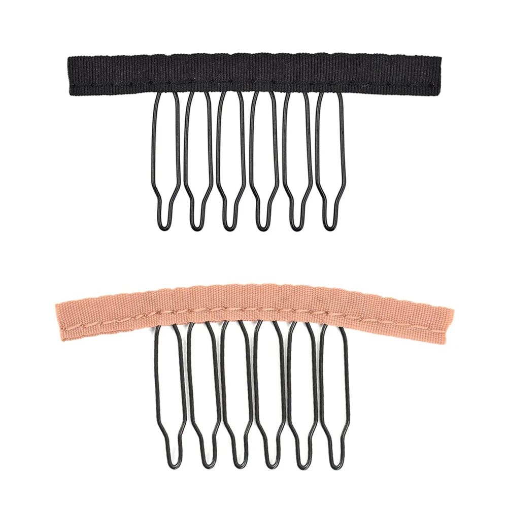 50pcs Wig Comb Clips 6 Teeth Hair Extension Clips Stainless Steel Wig Clips Combs Snap Clips With Rubber For Hair Extension
50pcs Wig Comb Clips 6 Teeth Hair Extension Clips Stainless Steel Wig Clips Combs Snap Clips With Rubber For Hair Extension