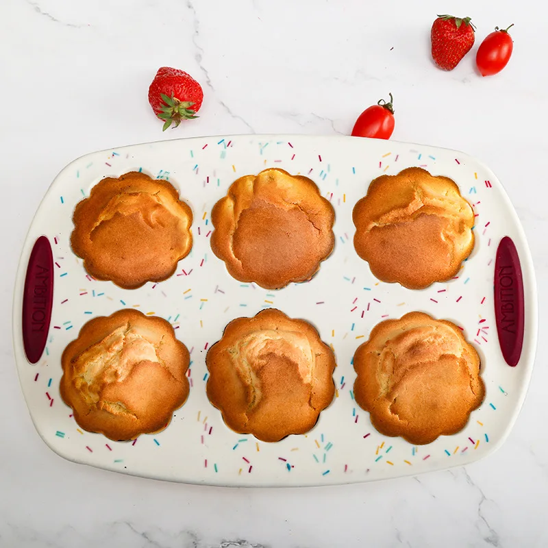 Outai Park of 2 силиконовая форма для тостов, чашка для торта с шестью отверстиями, кухонная утварь для выпечки в виде кролика, тарелка для выпечки,...
Outai Park of 2 силиконовая форма для тостов, чашка для торта с шестью отверстиями, кухонная утварь для выпечки в виде кролика, тарелка для выпечки,...