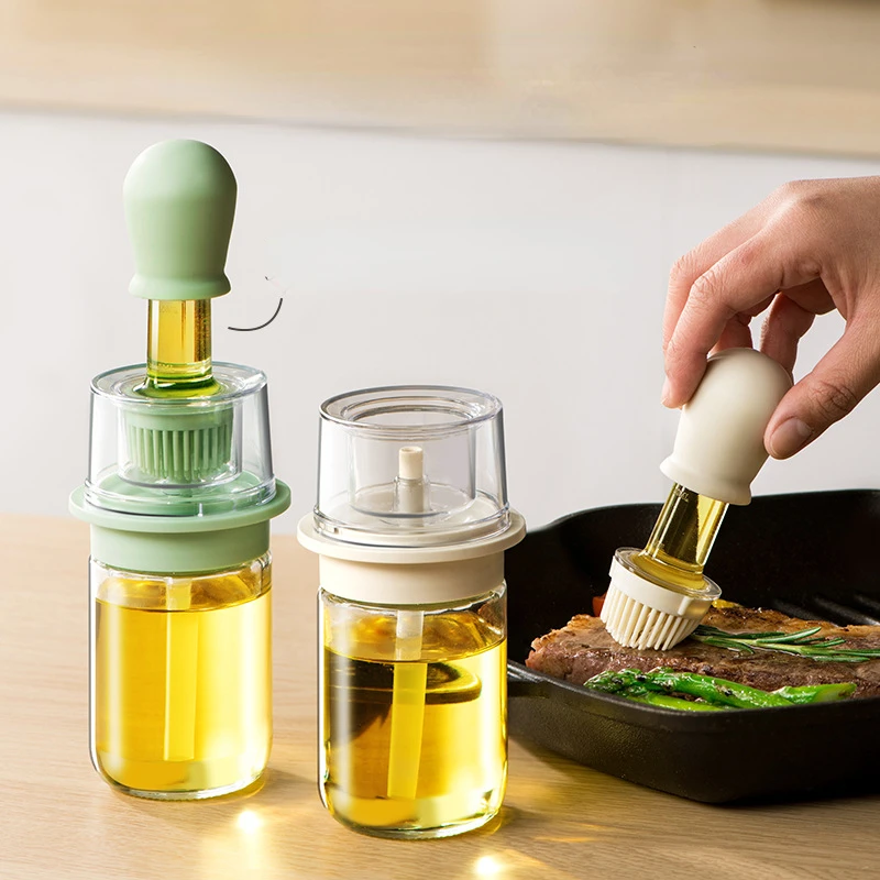 Portable Oil Bottle with Silicone Brush, Barbecue Tools, Household, Sauce, Spice Bottles, Kitchen Baking, BBQ, Pastry
Portable Oil Bottle with Silicone Brush, Barbecue Tools, Household, Sauce, Spice Bottles, Kitchen Baking, BBQ, Pastry