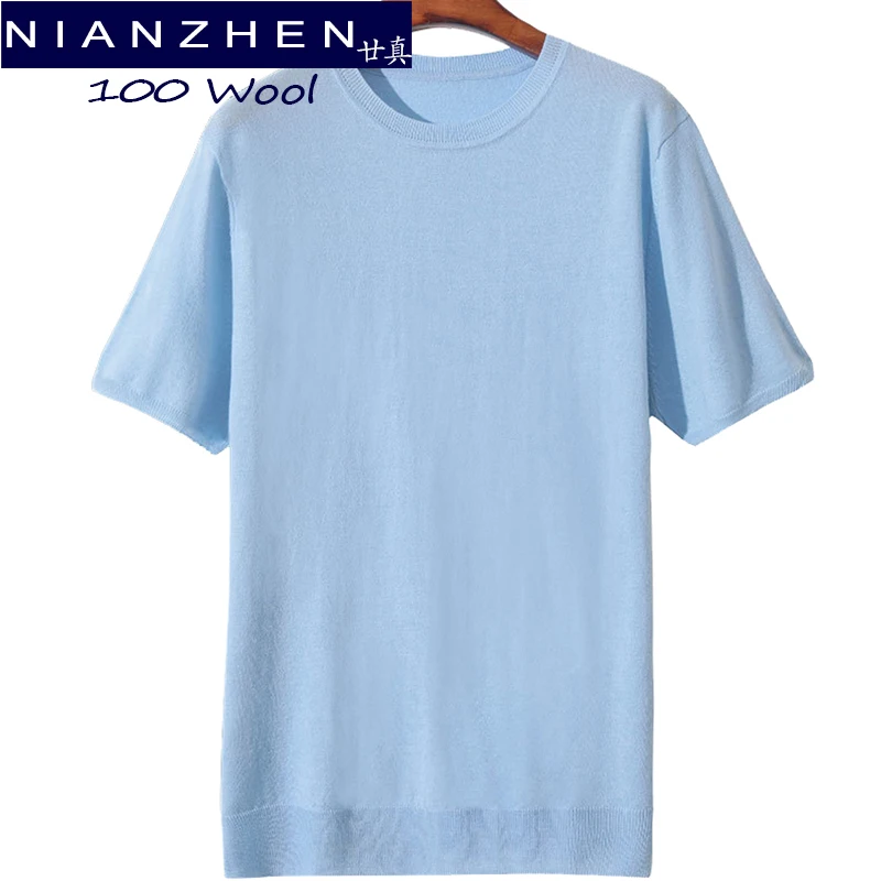 NIANZHEN 100% Wool Men T-Shirt Sweater Pullover Spring Soft Warm Knitted Sweaters Autumn T Shirt Tees Jumper Man O-Neck Solid
NIANZHEN 100% Wool Men T-Shirt Sweater Pullover Spring Soft Warm Knitted Sweaters Autumn T Shirt Tees Jumper Man O-Neck Solid