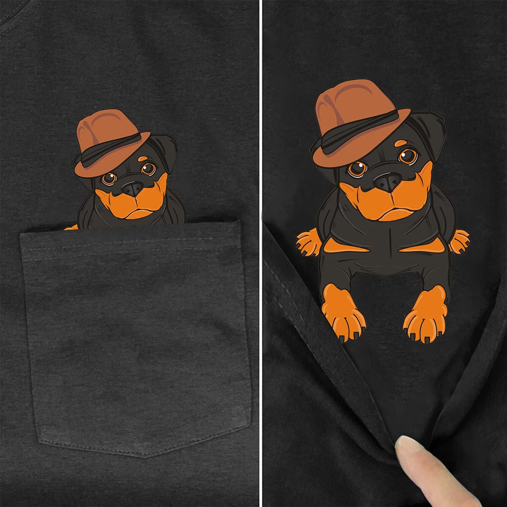 CLOOCL 100% Cotton T-shirts Fashion Gentleman Dog Rottweiler Pocket Tops Hip Hop Tees Summer O-neck Short Sleeve Woman Tshirts
CLOOCL 100% Cotton T-shirts Fashion Gentleman Dog Rottweiler Pocket Tops Hip Hop Tees Summer O-neck Short Sleeve Woman Tshirts