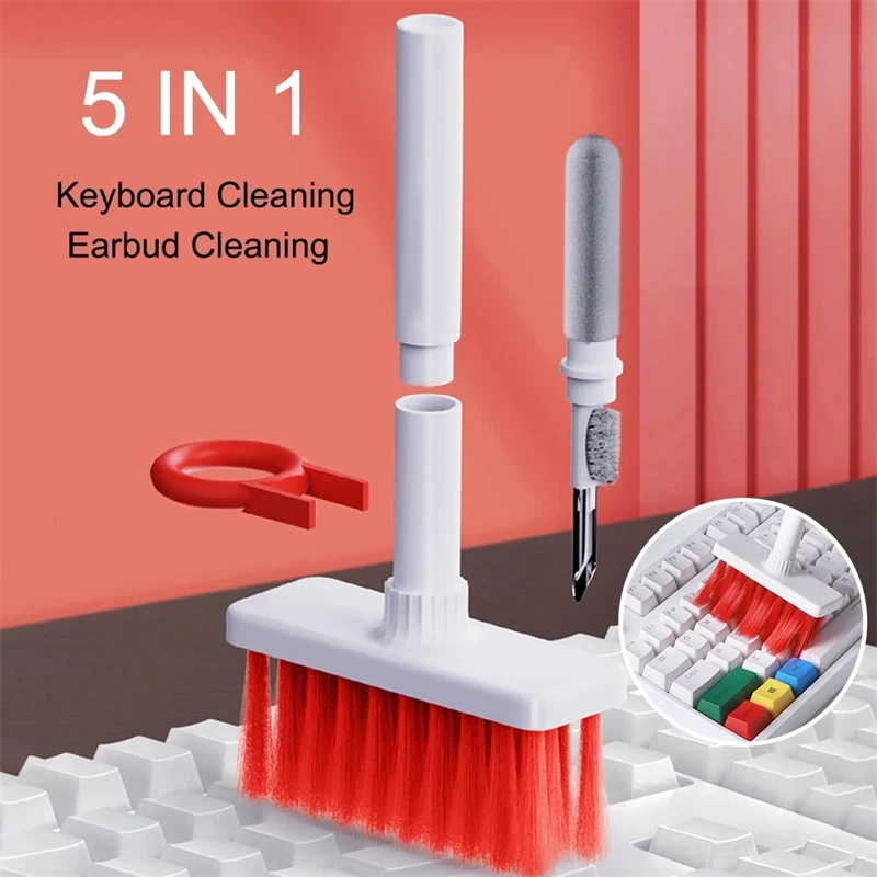 Multi-Purpose Keyboard Cleaning Brush, Headset Cleaning Pen, Computer Keycap Puller, Wireless Earbuds, Dust Remover
Multi-Purpose Keyboard Cleaning Brush, Headset Cleaning Pen, Computer Keycap Puller, Wireless Earbuds, Dust Remover