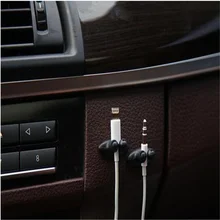 Car Charger Line Clasp Headphone Cable Clip for Toyota Sequoia GR Camry Prius 4Runner Sienna i-TRIL