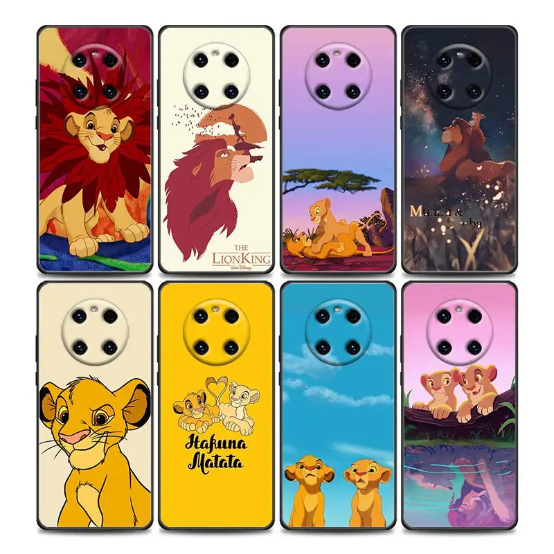 

Christmas Cute The Lion King Cartoon Phone Case For Huawei Y9 2019 Y6 Y7 Y6p Y8s Y9a Y7a Mate 40 20 10 Pro Lite RS Cover Fundas