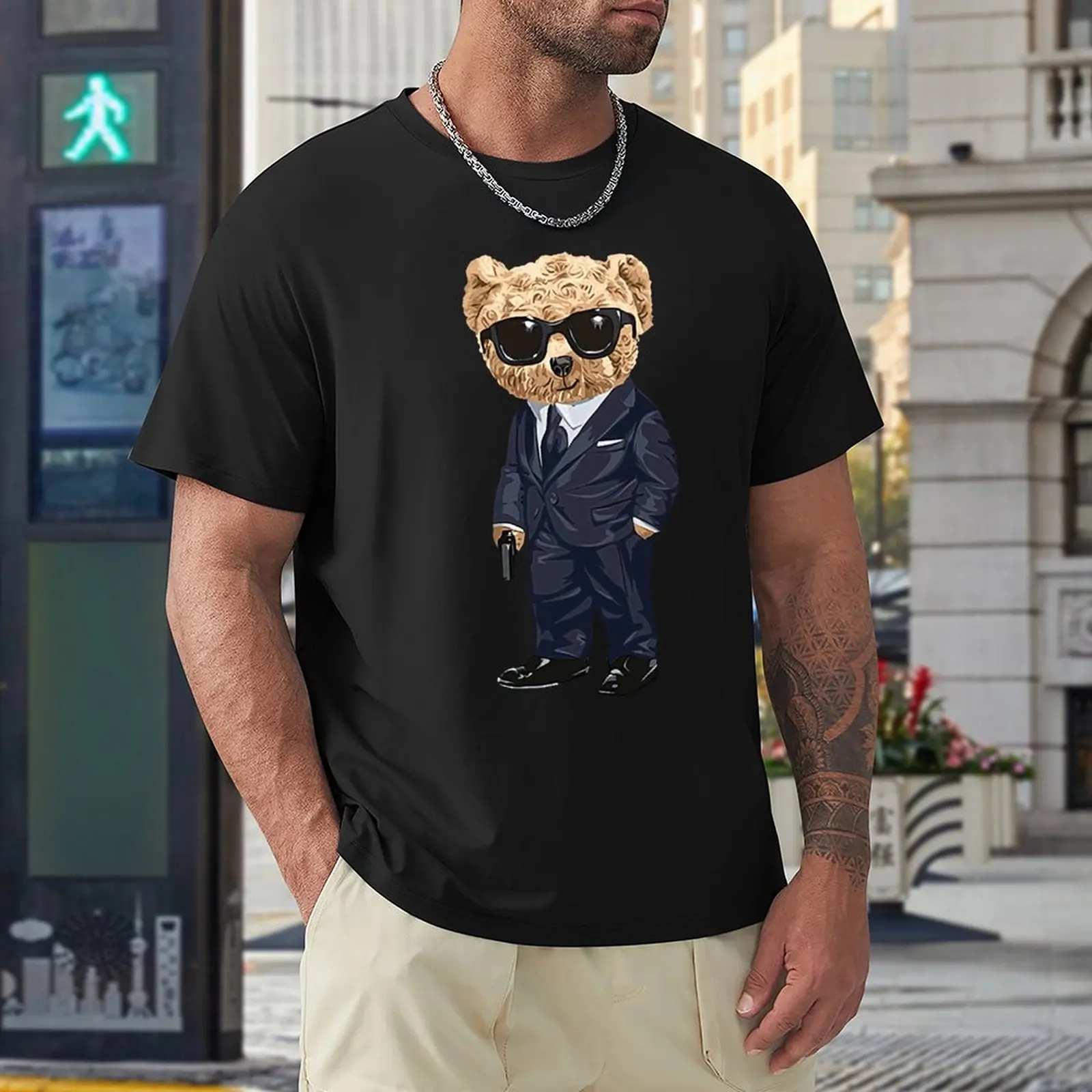 Teddy Bear With A Gun T Shirts Men Shirt Fashion Clothes Graphics Sweatshirt 100% Cotton TShirts Tee Top
Teddy Bear With A Gun T Shirts Men Shirt Fashion Clothes Graphics Sweatshirt 100% Cotton TShirts Tee Top