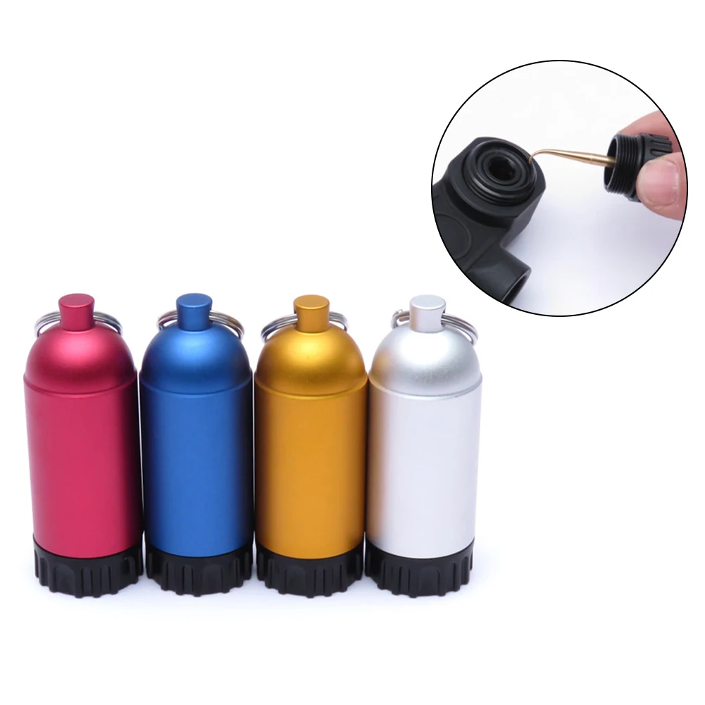 Mini Aluminum Scuba Diving O Ring Tank With Key Chain Cylinder Storage Bottle Sealed Waterproof Underwater Diving Cylinder Tool
Mini Aluminum Scuba Diving O Ring Tank With Key Chain Cylinder Storage Bottle Sealed Waterproof Underwater Diving Cylinder Tool
