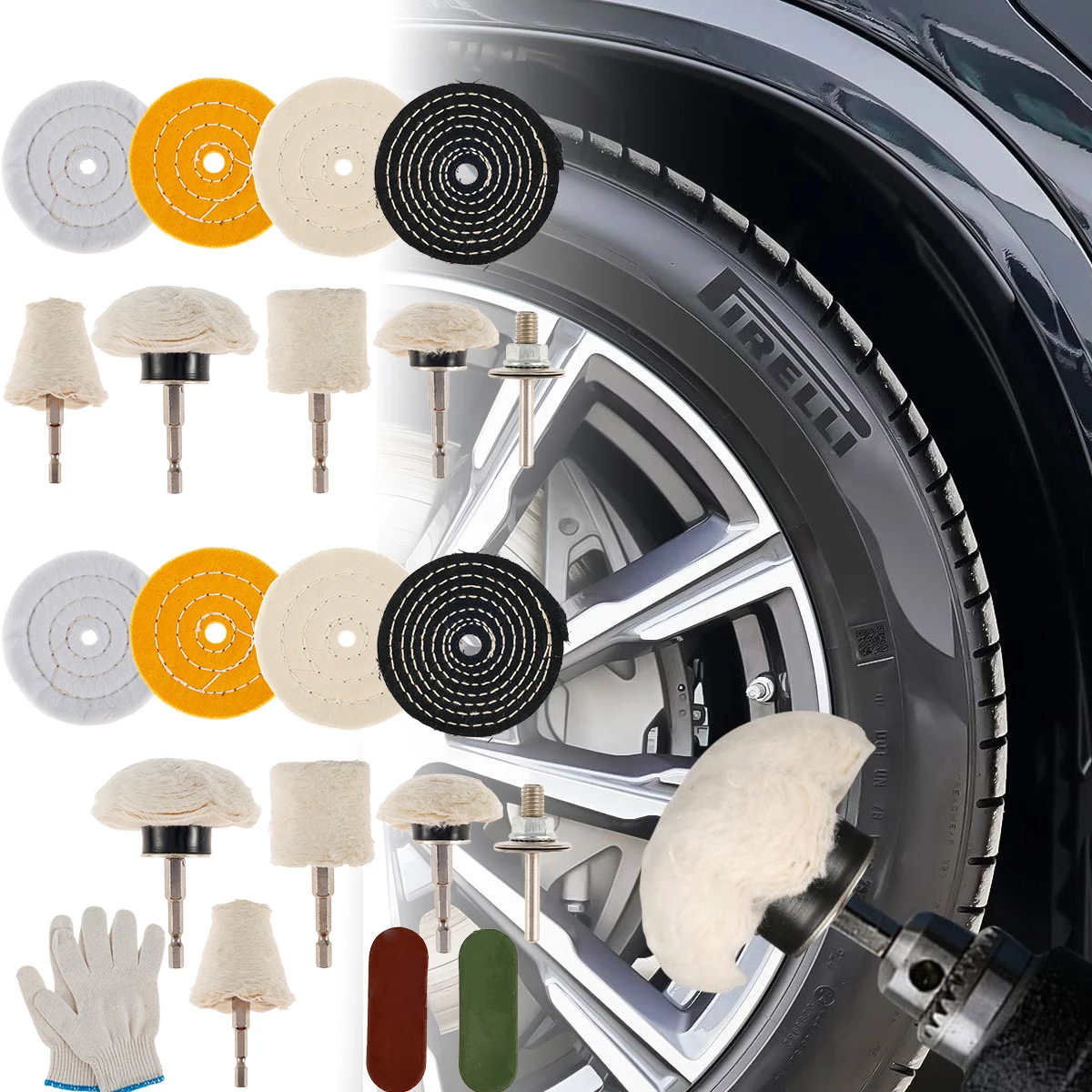 NewCar Polishing Pad Soft Scratch Free Polishing Wheel Wear Resistant Buffing Wheel Column Mushroom Wheel Shaped Polishing Tool 
NewCar Polishing Pad Soft Scratch Free Polishing Wheel Wear Resistant Buffing Wheel Column Mushroom Wheel Shaped Polishing Tool