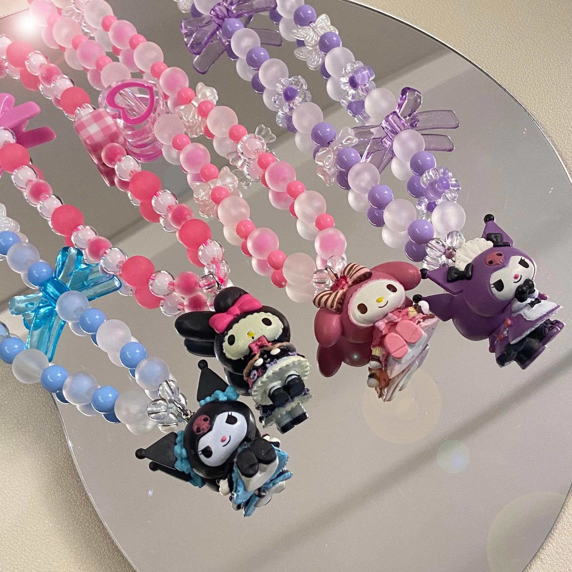 Sanrioed Kuromi Model Mobile Phone Chain Women Girl Cellphone Strap Anti-Lost Lanyard Hanging Cord Jewelry Bracelet Keychain
Sanrioed Kuromi Model Mobile Phone Chain Women Girl Cellphone Strap Anti-Lost Lanyard Hanging Cord Jewelry Bracelet Keychain
