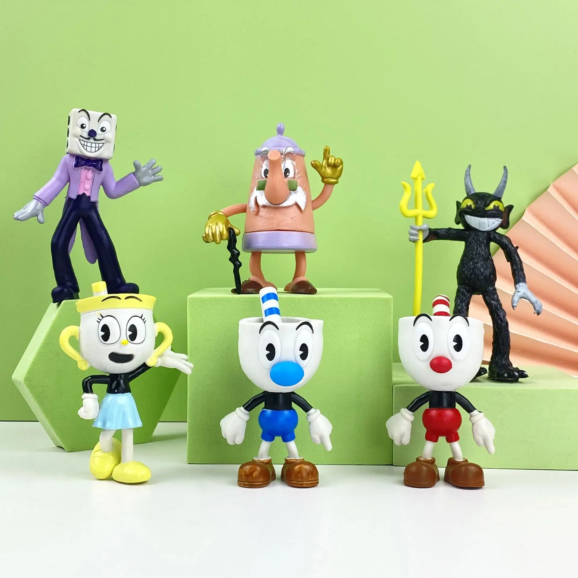 6Pcs/set Cuphead-toys Teacup Anime Cartoon Toys 4" Action Figure Lot Toys Cake Topper Decor PVC Game Model Toy Boy Birthday Gift
6Pcs/set Cuphead-toys Teacup Anime Cartoon Toys 4" Action Figure Lot Toys Cake Topper Decor PVC Game Model Toy Boy Birthday Gift