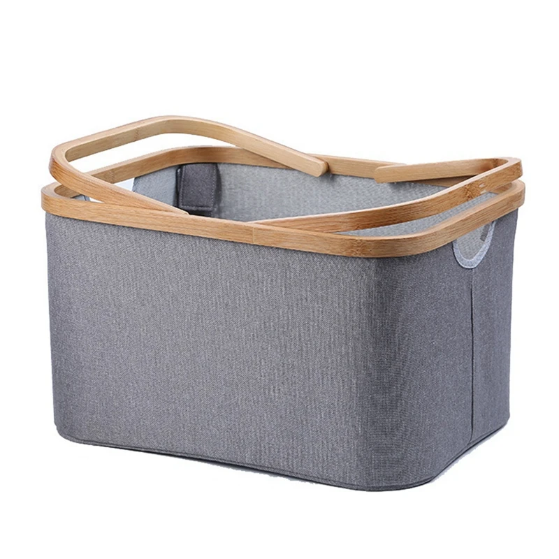 Laundry Basket With Handle,Waterproof Foldable Laundry Basket With Lid Large Bamboo For Dirty Clothes/Toy/Debris
Laundry Basket With Handle,Waterproof Foldable Laundry Basket With Lid Large Bamboo For Dirty Clothes/Toy/Debris