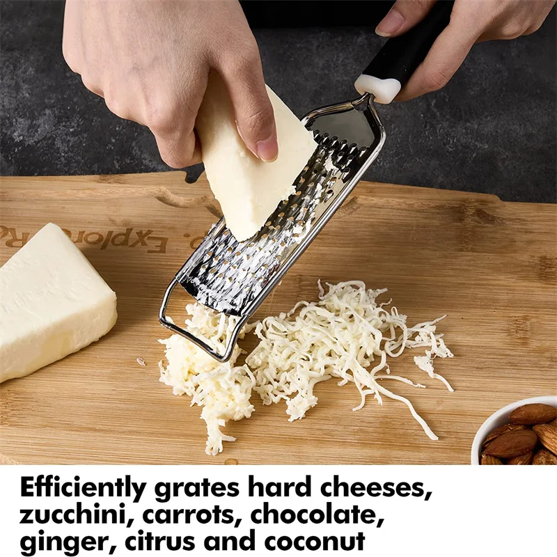 Тёрка для сыра, из нержавеющей стали
Тёрка для сыра, из нержавеющей стали