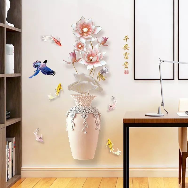 13 Kinds Chinese Style Vase Wall Stickers Fashion Flower Home Decor for Living Room Bedroom Creative PVC Vinyl Room Decoration
13 Kinds Chinese Style Vase Wall Stickers Fashion Flower Home Decor for Living Room Bedroom Creative PVC Vinyl Room Decoration