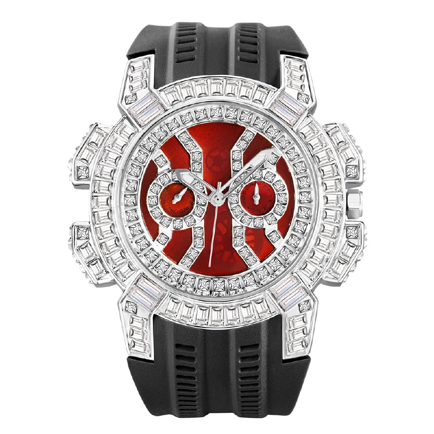 Hip Hop Watch For Men Unique 50mm Big Dial Rubber Strap Sport Watches Luxury Diamond Ice Out Watreproof Relogio Masculino 2022
Hip Hop Watch For Men Unique 50mm Big Dial Rubber Strap Sport Watches Luxury Diamond Ice Out Watreproof Relogio Masculino 2022