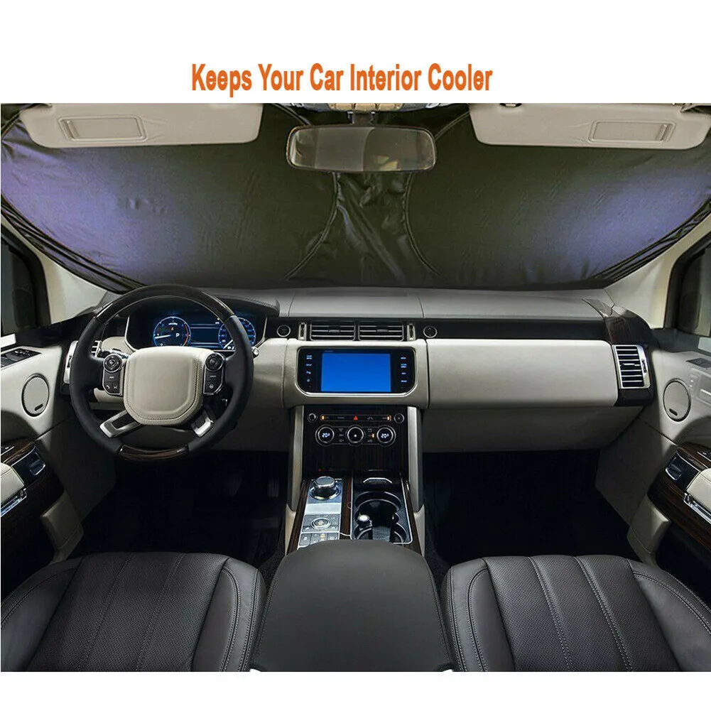 1PC Large Car Sun Shade Visor Van SUV Windscreen Sunshade Cover Protector Cooler Durable Silver Interior Car & Truck Parts
1PC Large Car Sun Shade Visor Van SUV Windscreen Sunshade Cover Protector Cooler Durable Silver Interior Car & Truck Parts
