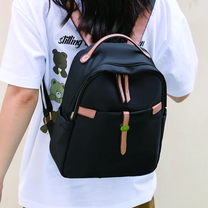 Simple Nylon Women's Backpack Solid Color Feminina Bagpack High Quality Waterproof Backpacks New Ladies Large Capacity Rucksack
Simple Nylon Women's Backpack Solid Color Feminina Bagpack High Quality Waterproof Backpacks New Ladies Large Capacity Rucksack