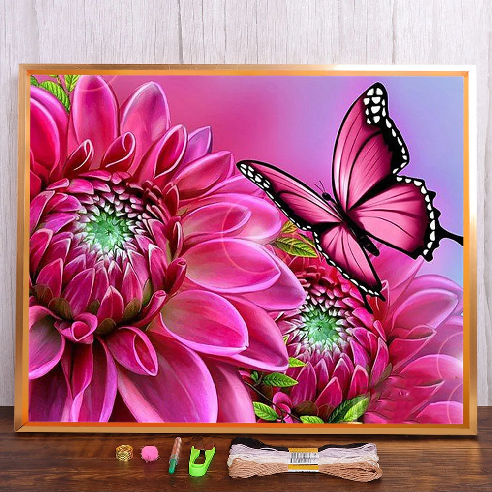 Flowers Rose Vase Printed Canvas 11CT Cross-Stitch Complete Kit Embroidery DMC Threads Craft Hobby Needlework Decor
Flowers Rose Vase Printed Canvas 11CT Cross-Stitch Complete Kit Embroidery DMC Threads Craft Hobby Needlework Decor