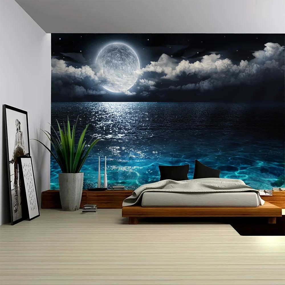 Moon Over Ocean гобелен из полиэстера
Moon Over Ocean гобелен из полиэстера