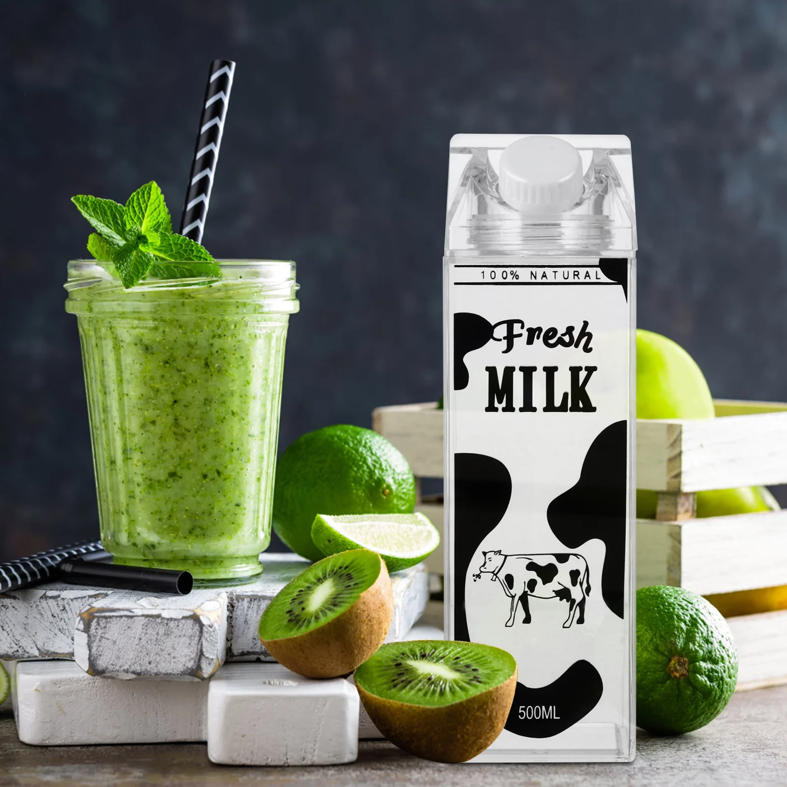 Carton Bottle Water Bottlesclearsquare Cup Box Beverage Container Drinking Portable Travel Camping Transparent Jars Empty Kids
Carton Bottle Water Bottlesclearsquare Cup Box Beverage Container Drinking Portable Travel Camping Transparent Jars Empty Kids