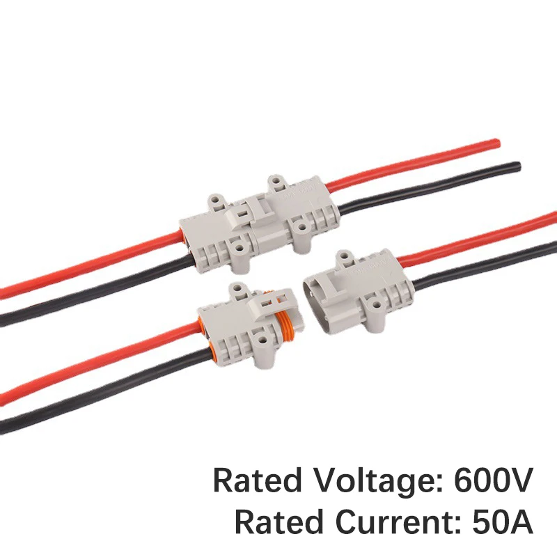 50A Powerful Car Lithium Battery Plug Male Female Parking Air Conditioner Connector
50A Powerful Car Lithium Battery Plug Male Female Parking Air Conditioner Connector