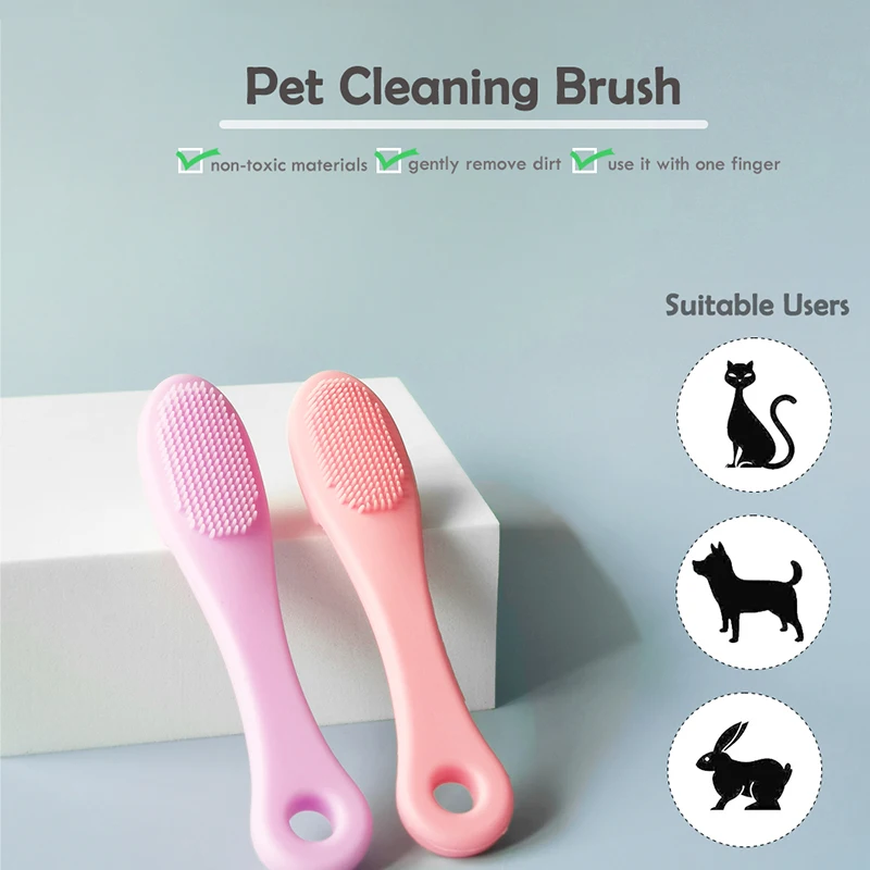 Soft Pet Finger Brush Cats Brush Toothbrush Tear Stains Brush Eye Care Pets Cleaning Grooming Tools Dog Cat Cleaning Supplies
Soft Pet Finger Brush Cats Brush Toothbrush Tear Stains Brush Eye Care Pets Cleaning Grooming Tools Dog Cat Cleaning Supplies