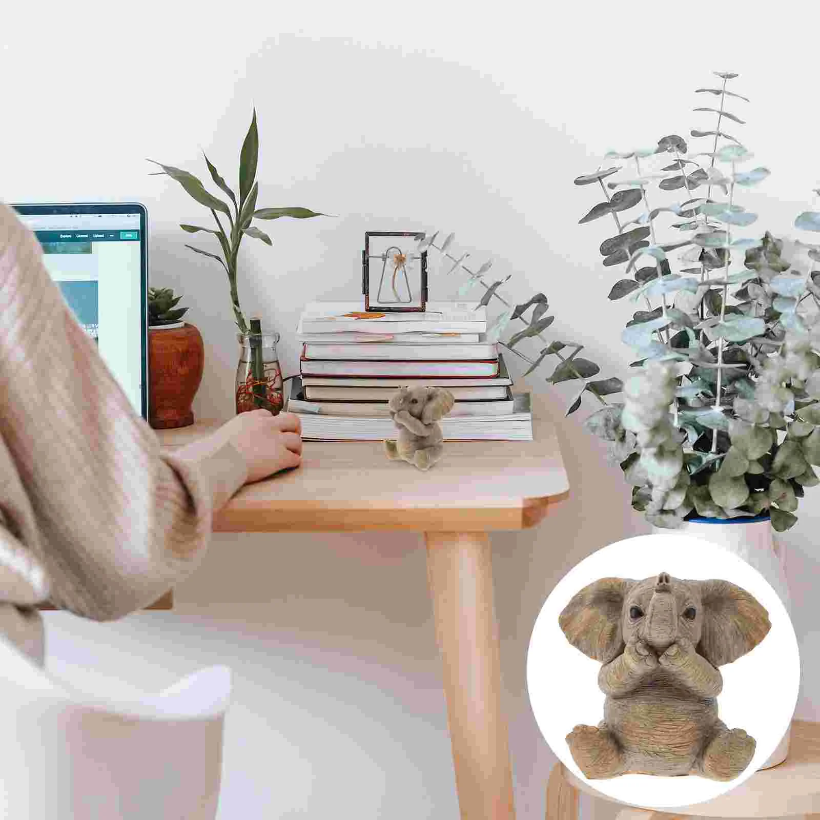 Elephant Resin Figurine Statue Figurines Decor Evil No Sculpture Lucky Hear Speak See Desktop Ornament Wealth African Decoration
Elephant Resin Figurine Statue Figurines Decor Evil No Sculpture Lucky Hear Speak See Desktop Ornament Wealth African Decoration
