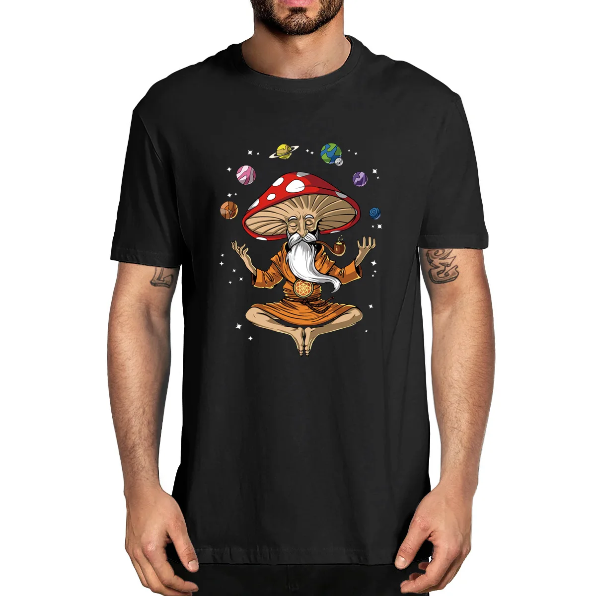 Unisex Fashion Psychedelic Meditation Magic Mushroom Yoga Funny Men's 100% Cotton Short Sleeve T-Shirt Women Soft Tee
Unisex Fashion Psychedelic Meditation Magic Mushroom Yoga Funny Men's 100% Cotton Short Sleeve T-Shirt Women Soft Tee