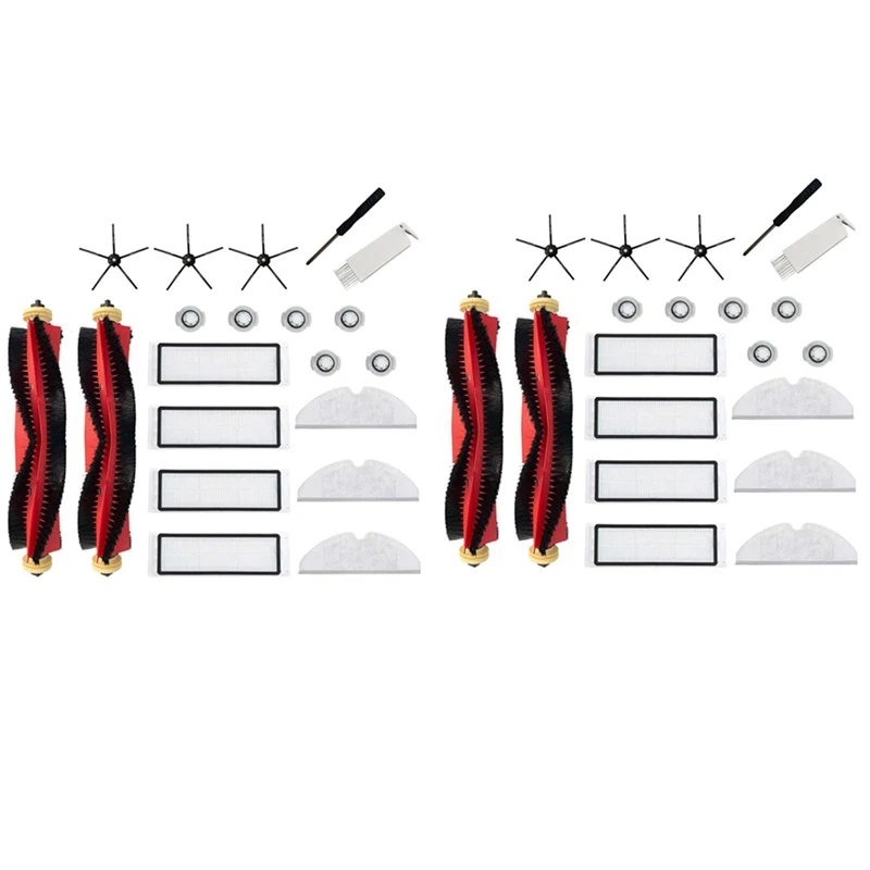 GTBL 2-набор тряпок для швабры роликовые колеса основная щетка фильтр Hepa Xiaomi Roborock S5