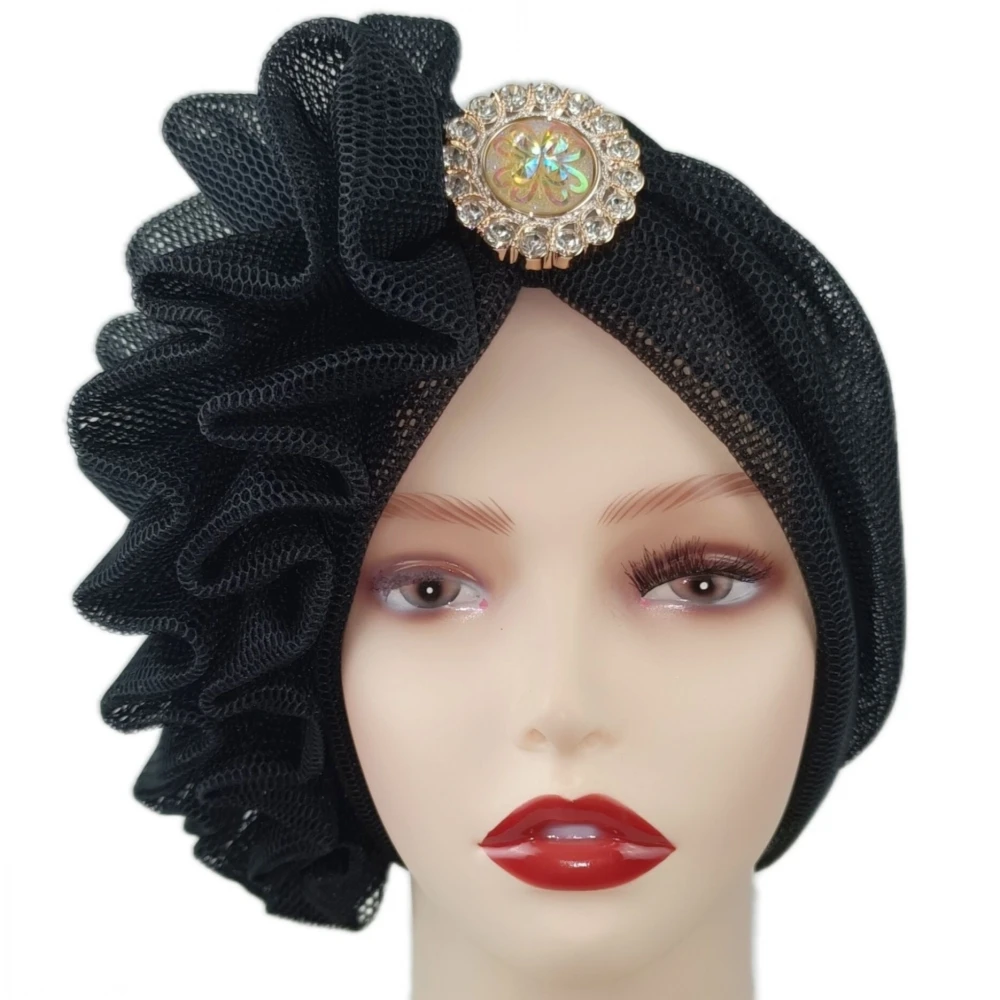 Mesh Hijabs Three-dimensional Flower Hat Alloy Accessories Gele Tutorial African Wedding Fashion Headtie Auto Gele Ready Wear
Mesh Hijabs Three-dimensional Flower Hat Alloy Accessories Gele Tutorial African Wedding Fashion Headtie Auto Gele Ready Wear