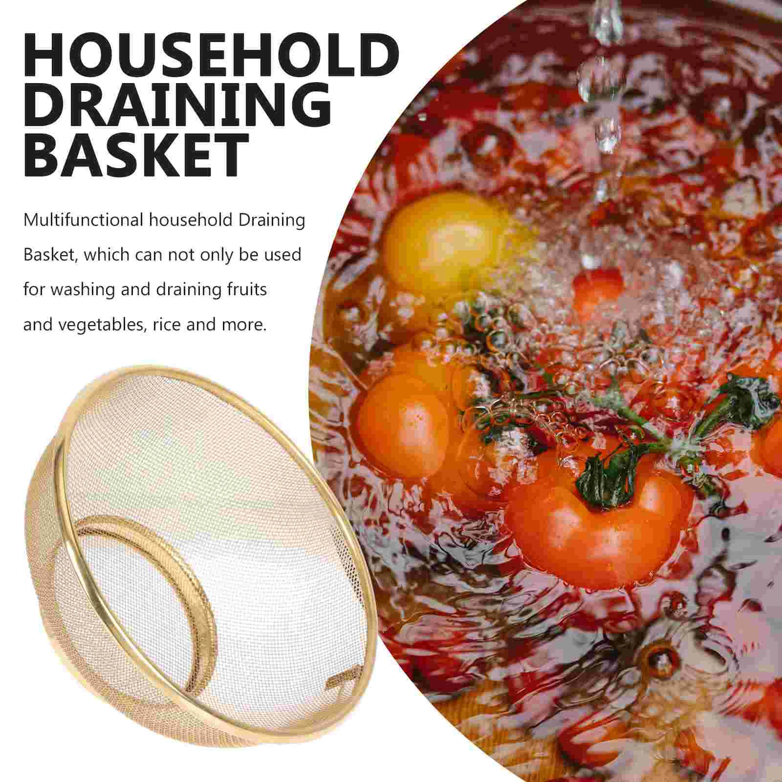 Stainless Steel Filter Food Strainers Metal Fine Mesh Spaghetti Colander Kitchen Small
Stainless Steel Filter Food Strainers Metal Fine Mesh Spaghetti Colander Kitchen Small