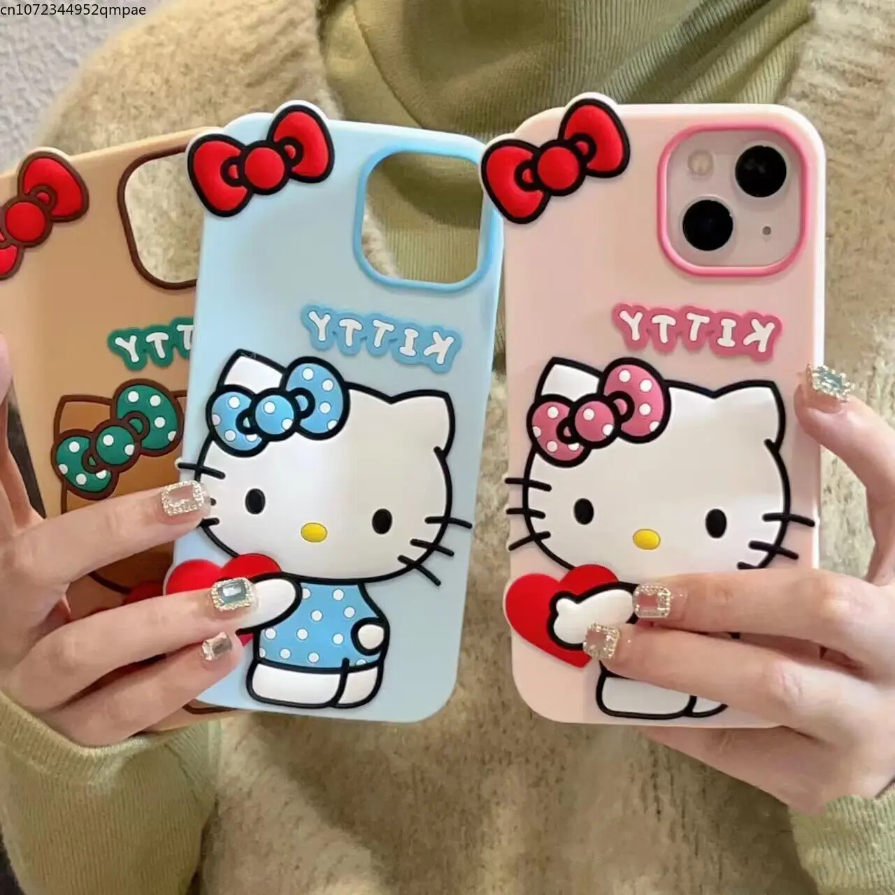 3D Kawaii Sanrio Hello Kitty Silica gel Soft Phone Case For iPhone 14 13 12 11 Pro Max 14 Pro Anti-drop Back Cover Girl Gift
3D Kawaii Sanrio Hello Kitty Silica gel Soft Phone Case For iPhone 14 13 12 11 Pro Max 14 Pro Anti-drop Back Cover Girl Gift