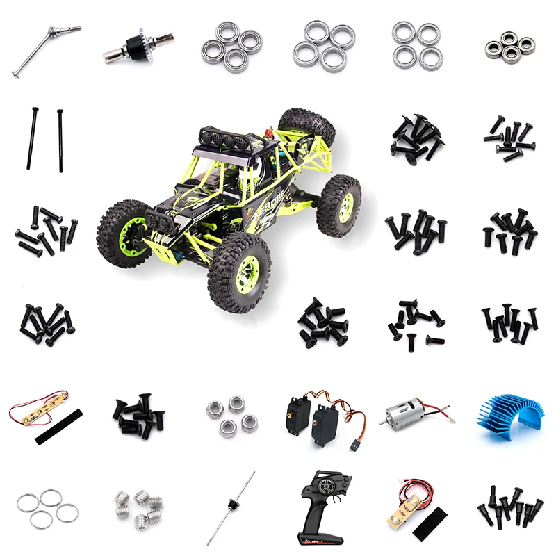 12428 оригинальные детали 0090-0129 Wltoys 12427 12423 запасные части для радиоуправляемых