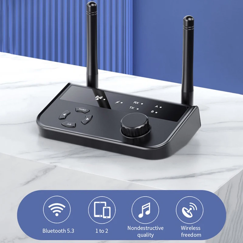 3D Stereo Bluetooth 5.3 Receiver 3.5mm AUX Analog Digital Audio Signal Output Wirelss Adapter For Car Speaker
3D Stereo Bluetooth 5.3 Receiver 3.5mm AUX Analog Digital Audio Signal Output Wirelss Adapter For Car Speaker