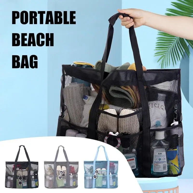 Mesh Shower Bag Multifunction 8 Pockets Portable Large Capacity Wide And Thick Handle For College Dorm Beach Gym Bathroom Travel
Mesh Shower Bag Multifunction 8 Pockets Portable Large Capacity Wide And Thick Handle For College Dorm Beach Gym Bathroom Travel