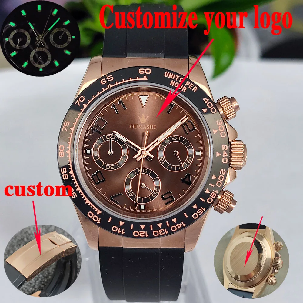 Luxury men's watch vk63 movement sapphire glass stainless steel 904L Japanese chronograph waterproof super luminous
Luxury men's watch vk63 movement sapphire glass stainless steel 904L Japanese chronograph waterproof super luminous