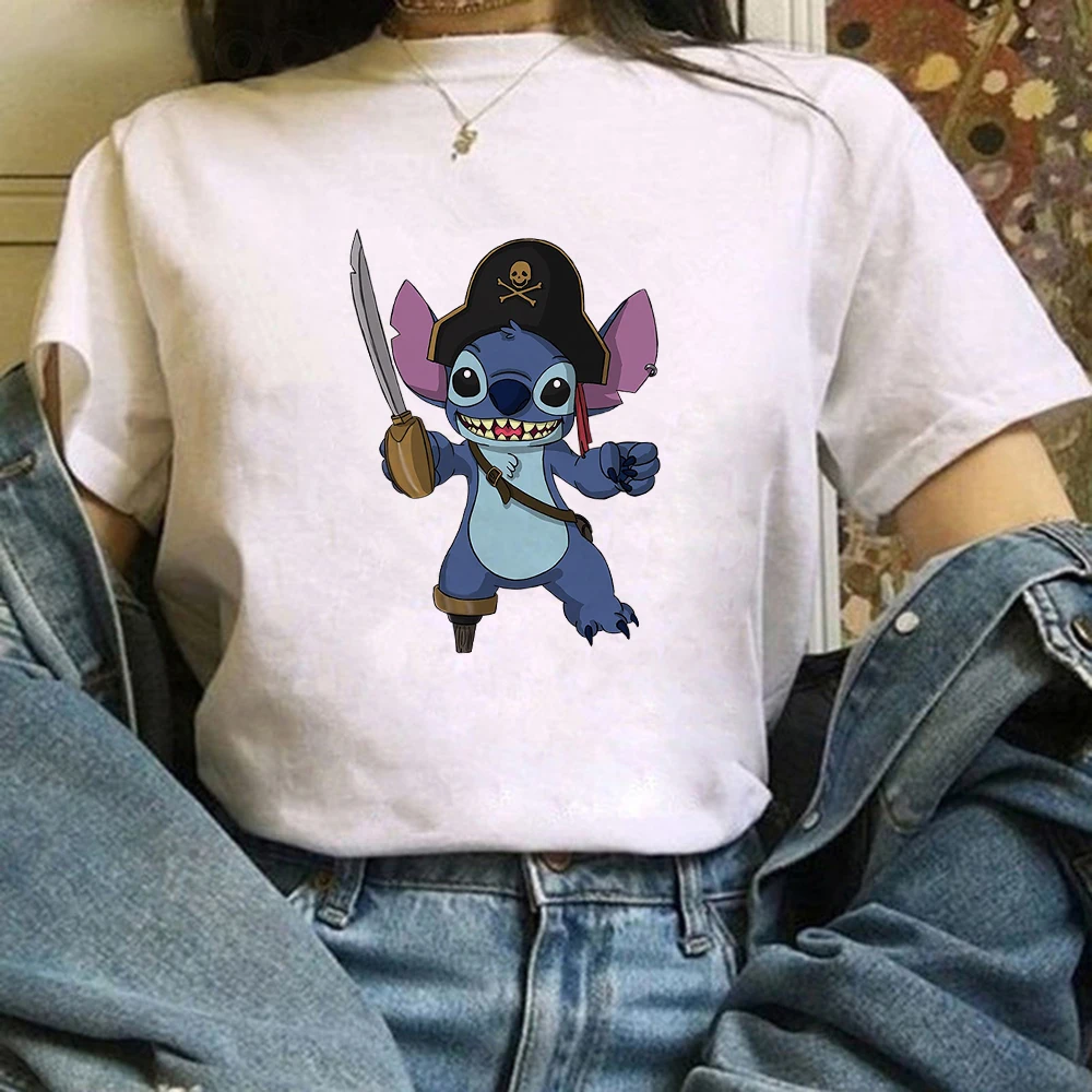 Harajuku Short Sleeve Fashion Casual T Shirts Female Comfortable Dropship Disney Women Stitch's Cosplay Series Printing T-Shirts
Harajuku Short Sleeve Fashion Casual T Shirts Female Comfortable Dropship Disney Women Stitch's Cosplay Series Printing T-Shirts
