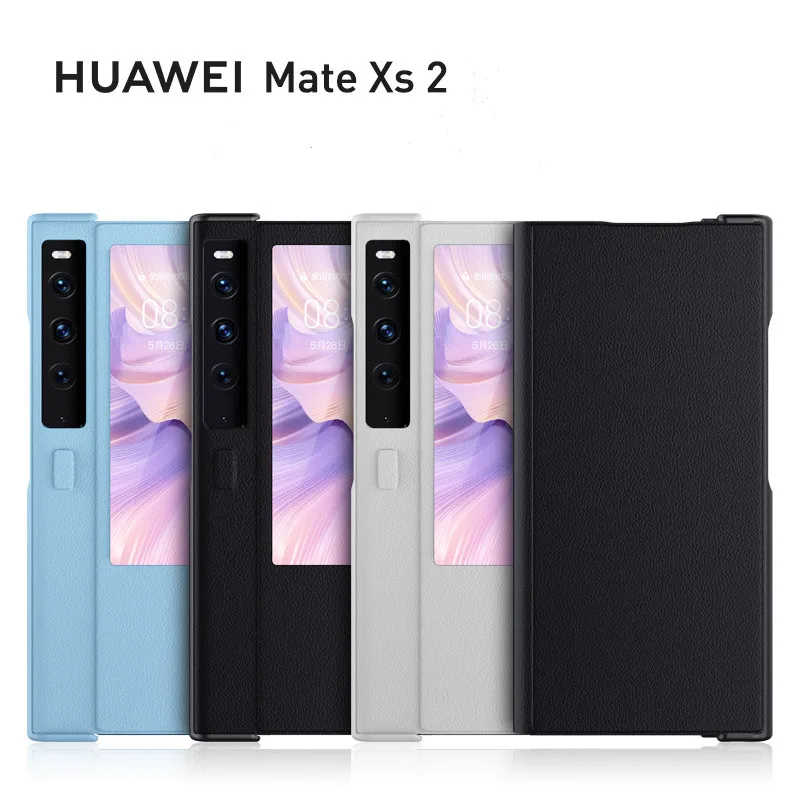 Умный чехол-подставка из натуральной кожи для Huawei Mate XS2 XS 2 чехол с окошком