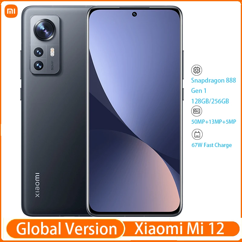 Смартфон Xiaomi Mi 12 Телефон, Snapdragon 8 Gen 1 телефон, 12 Гб + 256 ГБ, NFC, камера 50 МП, аккумулятор 67 Вт, AMOLED экран
Смартфон Xiaomi Mi 12 Телефон, Snapdragon 8 Gen 1 телефон, 12 Гб + 256 ГБ, NFC, камера 50 МП, аккумулятор 67 Вт, AMOLED экран