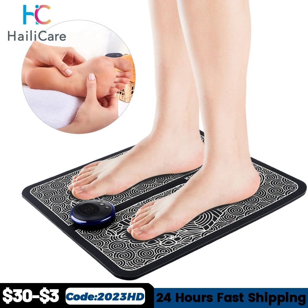 Electric EMS Foot Massager Pad Feet Muscle Stimulator Foot Massage Mat Improve Blood Circulation Relieve Ache Pain Health Care
Electric EMS Foot Massager Pad Feet Muscle Stimulator Foot Massage Mat Improve Blood Circulation Relieve Ache Pain Health Care