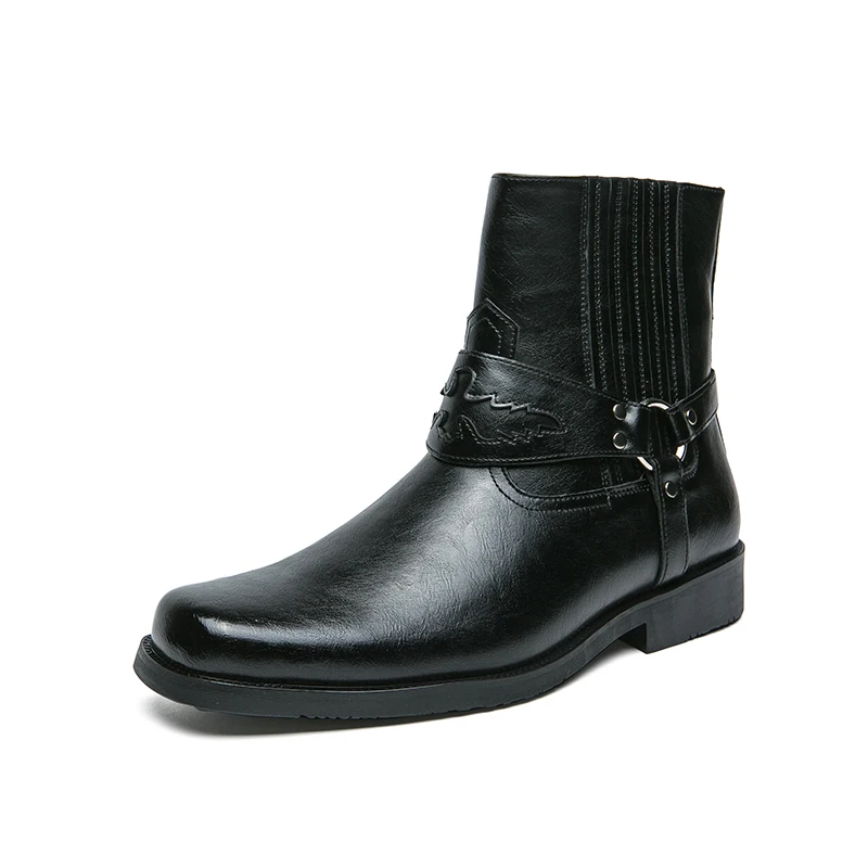 Black Brown Men Casual Zipper Boots High Tops Martin Ankle Boots Fashion Classic Shoes Large Size 38-46 Dress Boots
Black Brown Men Casual Zipper Boots High Tops Martin Ankle Boots Fashion Classic Shoes Large Size 38-46 Dress Boots