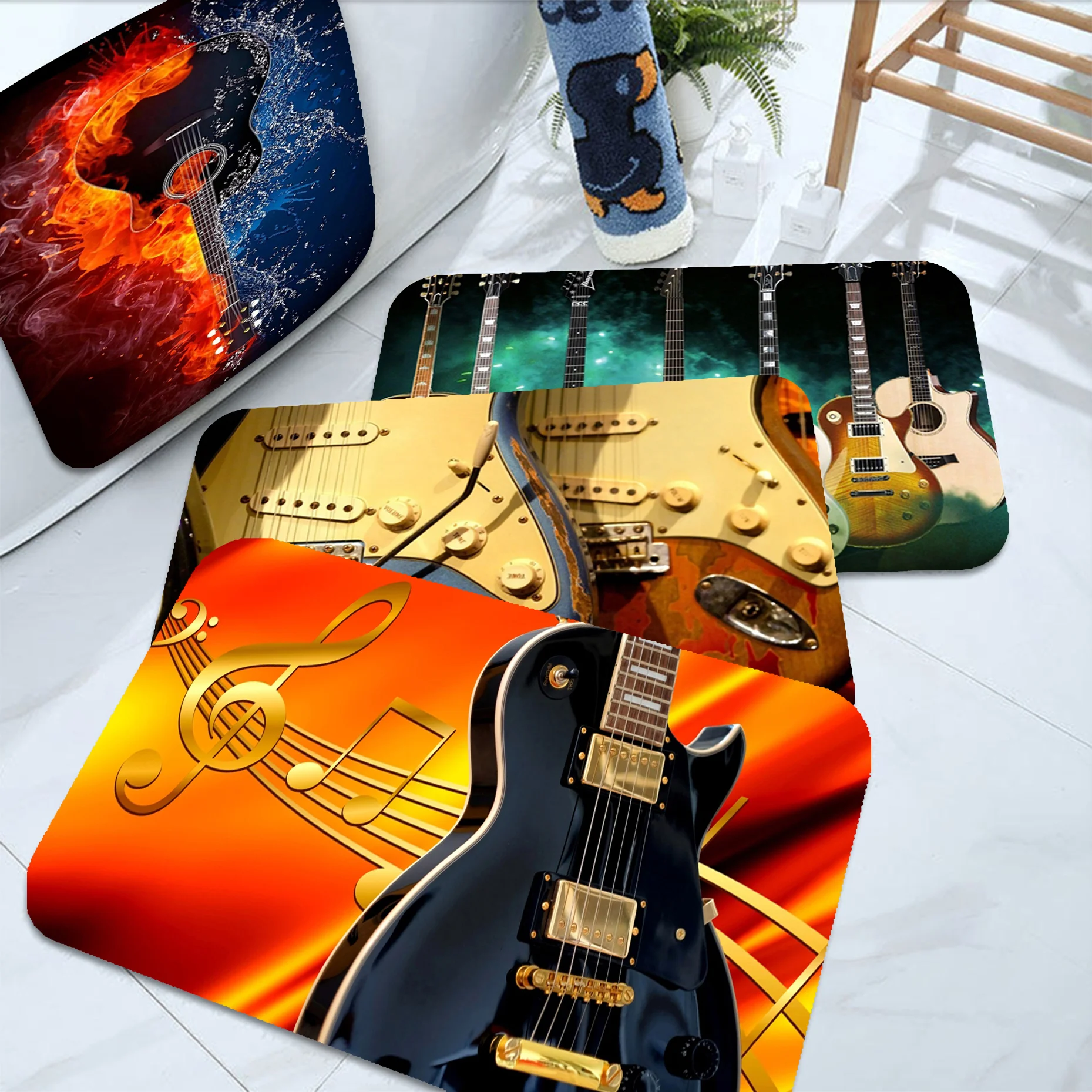 Music Is The Voice Of The Soul Guitar Kitchen Mat Kids Room Bedroom Balcony Anti-Slip Doormat Living Room Bedside Area Rugs
Music Is The Voice Of The Soul Guitar Kitchen Mat Kids Room Bedroom Balcony Anti-Slip Doormat Living Room Bedside Area Rugs