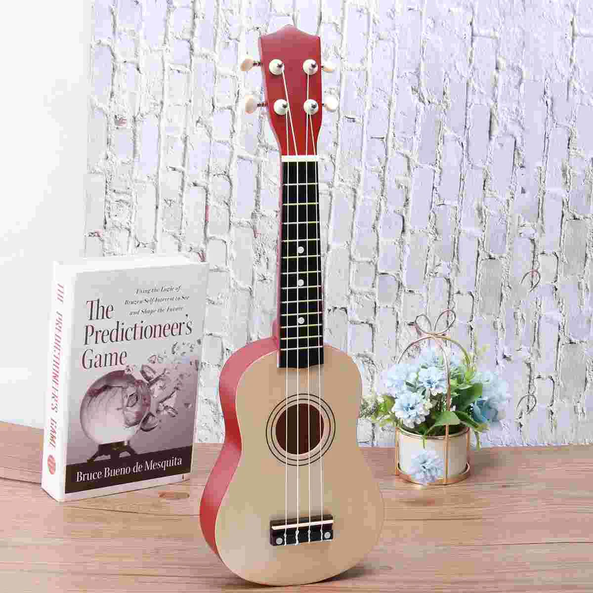 Inches Ukulele Guitar, Wooden Ukulele Guitar Funny Musical Instruments for Kids Early Educational ( Burlywood )
Inches Ukulele Guitar, Wooden Ukulele Guitar Funny Musical Instruments for Kids Early Educational ( Burlywood )