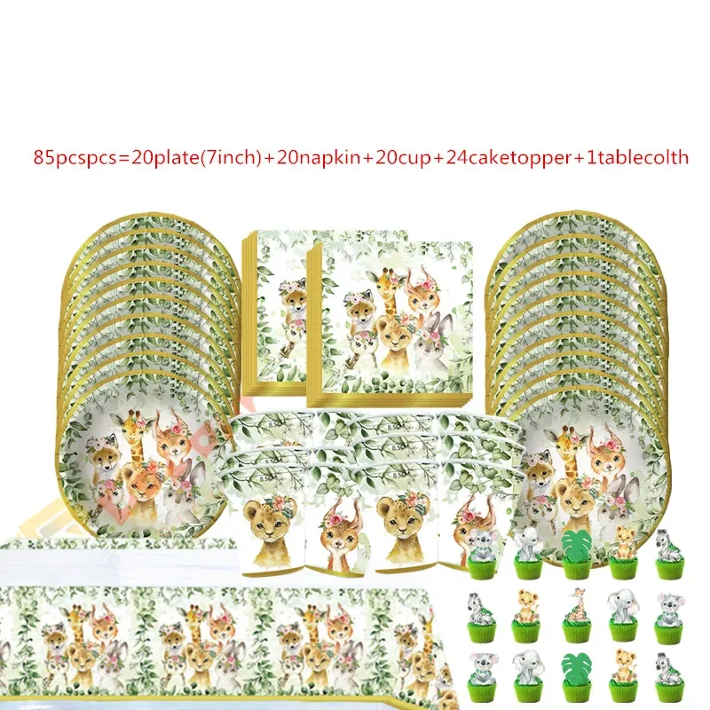 1set Wild Jungle Safari Birthday Decoration 1st Bithday Party Forest Animal Paper Plates Banner napkin tablecolth cup Supplies
1set Wild Jungle Safari Birthday Decoration 1st Bithday Party Forest Animal Paper Plates Banner napkin tablecolth cup Supplies