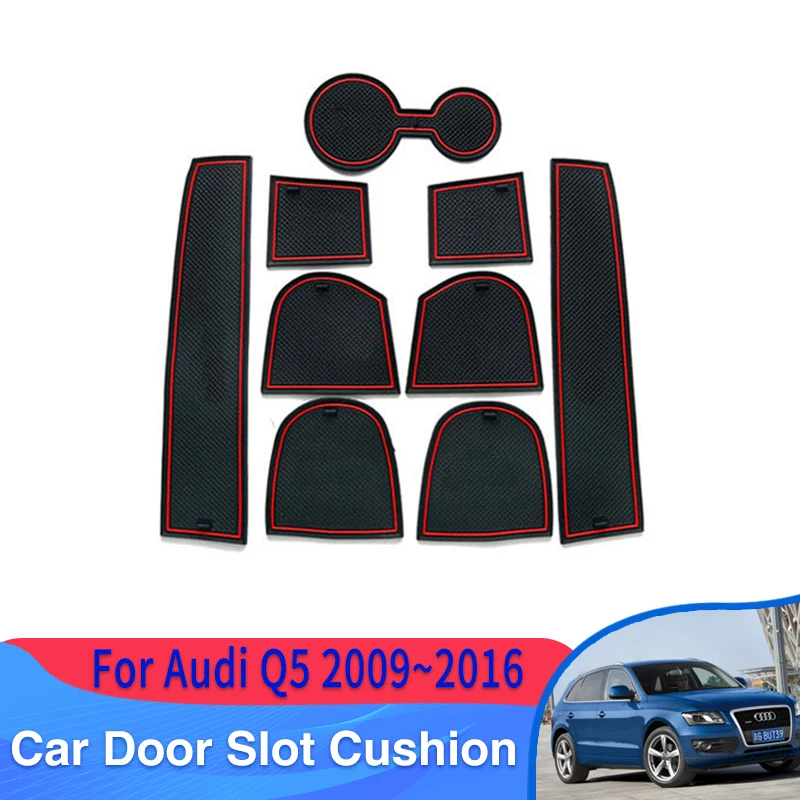 Car Anti-dirty Door Groove Mat For Audi Q5 8R S-LINE SLINE 2009~2016 2013 2015 Auto Non-Slip Gate Slot Cup Mats Car Accessories
Car Anti-dirty Door Groove Mat For Audi Q5 8R S-LINE SLINE 2009~2016 2013 2015 Auto Non-Slip Gate Slot Cup Mats Car Accessories